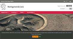 Desktop Screenshot of comune.lana.bz.it