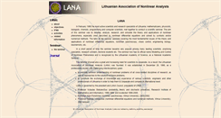 Desktop Screenshot of lana.lt